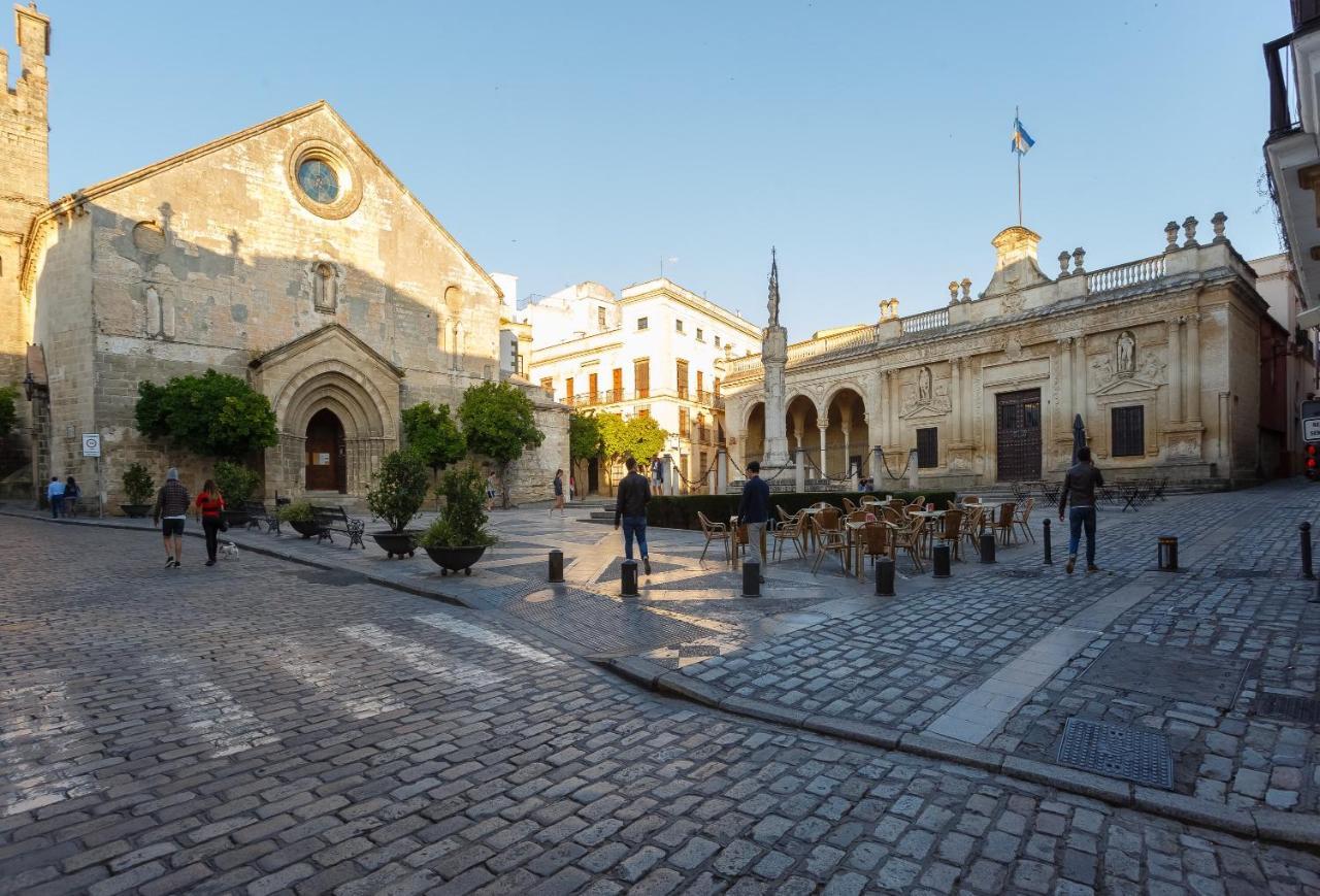 Semiloft Romantico Catedral Con Soleada Azotea Comunitaria Jerez de la Frontera Eksteriør bilde